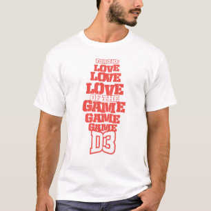 Camiseta FTL (Vermelho e Branco)