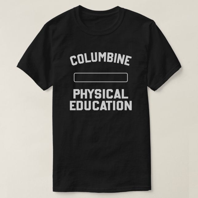 Camiseta FTP columbina educação física engraçado sarcástico (Frente do Design)