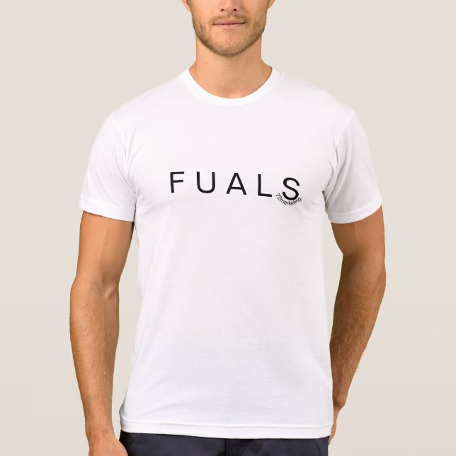 Camiseta FU ALS F U ALS Mens News (Frente)