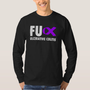 Camiseta Fu Colite Ulcerosa Fita Roxa - Ulcerosa C
