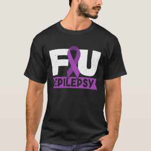 Camiseta FU Epilepsia Roxa Sensibilização para a Epilepsia