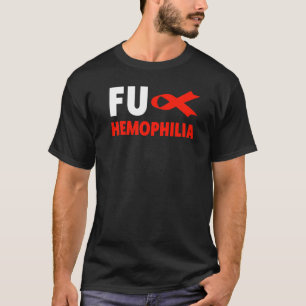 Camiseta Fu Hemofilia Sensibilização Fita Vermelha Hemofili