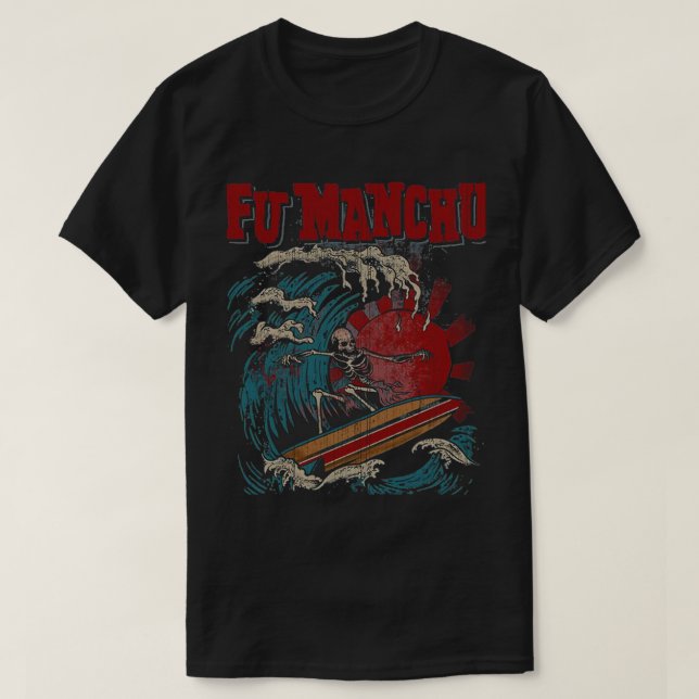 Camiseta Fu Manchu banda rock star banda Fu Manchu Fu (Frente do Design)