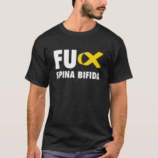 Camiseta FU Spina Bifida Yellow Ribbon - Spina Bifida