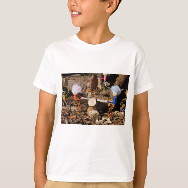 Camiseta Fubby's die hout zagen. (Frente)