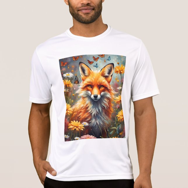 Camiseta Fuchs auf der Wiese (Frente)