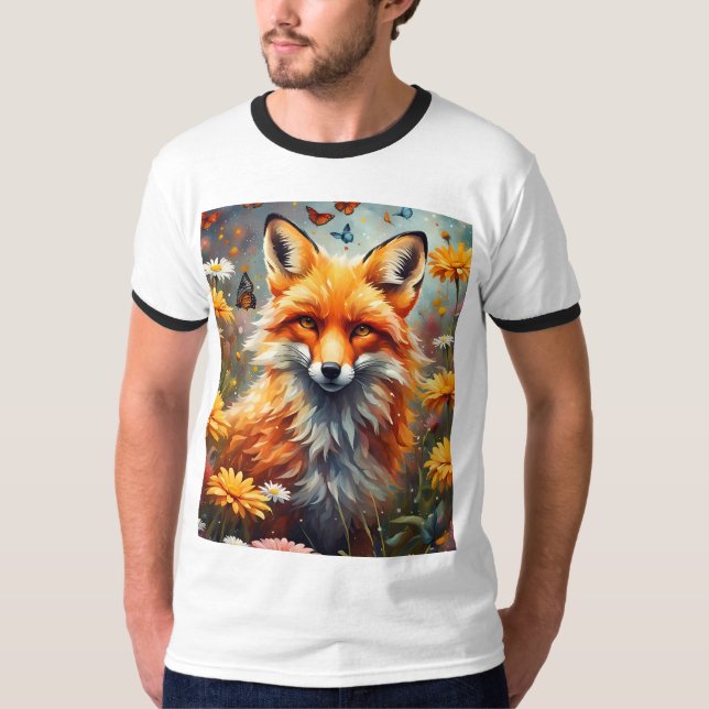 Camiseta Fuchs auf der Wiese (Frente)