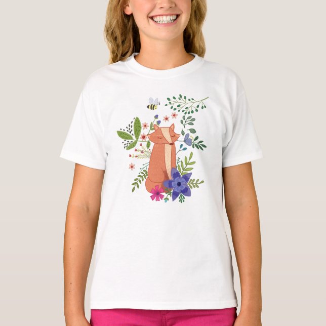 Camiseta Fuchs im Wald (Frente)