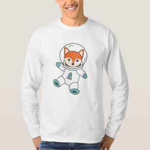 Camiseta Fuchs Voam No Espaço Como Foguete Astronauta