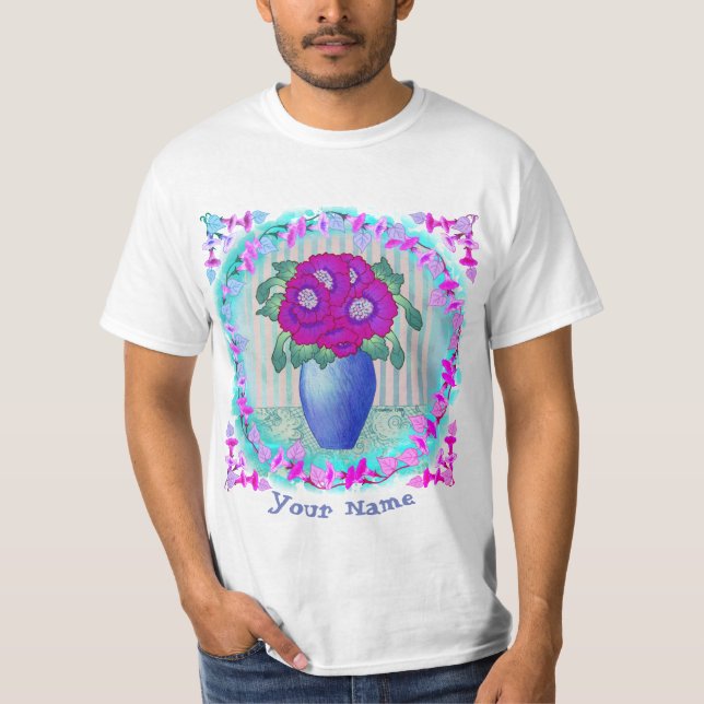 Camiseta Fuchsia Poppy (Frente)