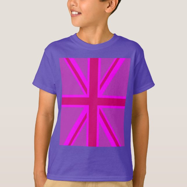 Camiseta Fuchsia Union Jack (Frente)
