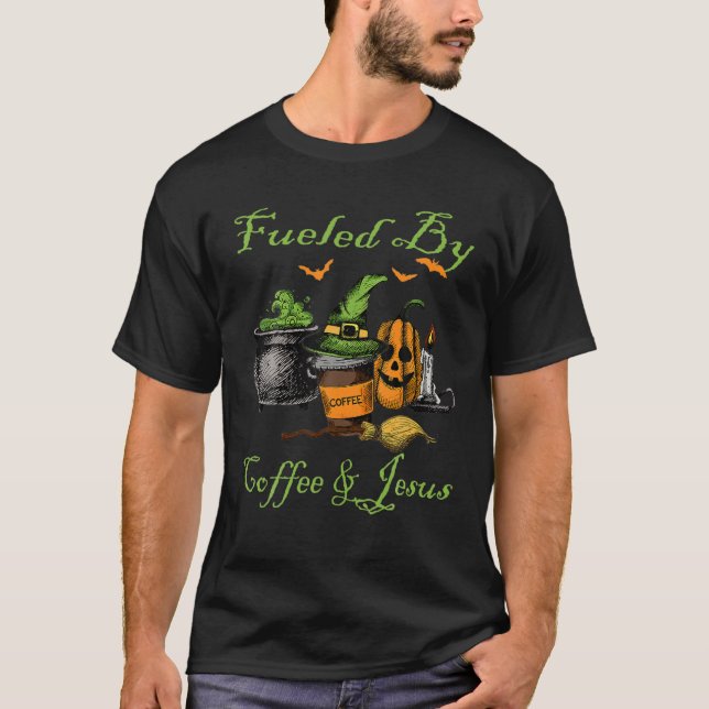 Camiseta Fueled By Coffee (Frente)