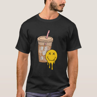 Camiseta Fueled By Iced Coffee And Anxiety Tal Health Both