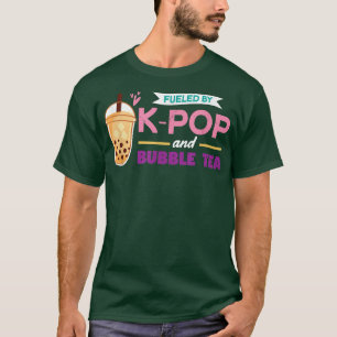 Camiseta Fueled By K-Pop And Bubble Tea  KPOP 