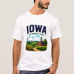 Camiseta Fuga Cênica pelo Interior de Iowa