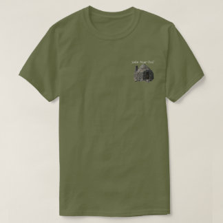Camiseta Fuga de John Muir. Bolso da cabana de Muir