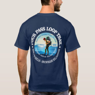 Camiseta Fuga do laço de quatro passagens (caminhante C)