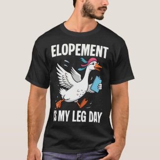 Camiseta Fuga é o Meu Dia de Perna Pato Tolo Comportamento 