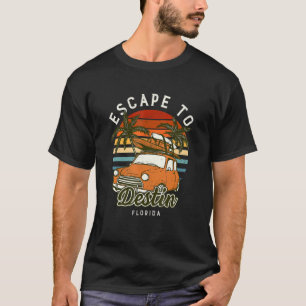 Camiseta Fuga Para Destruir Praia Do Oceano Flórido Fl Summ