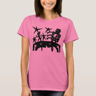 Camiseta Fugindo De Um Robô