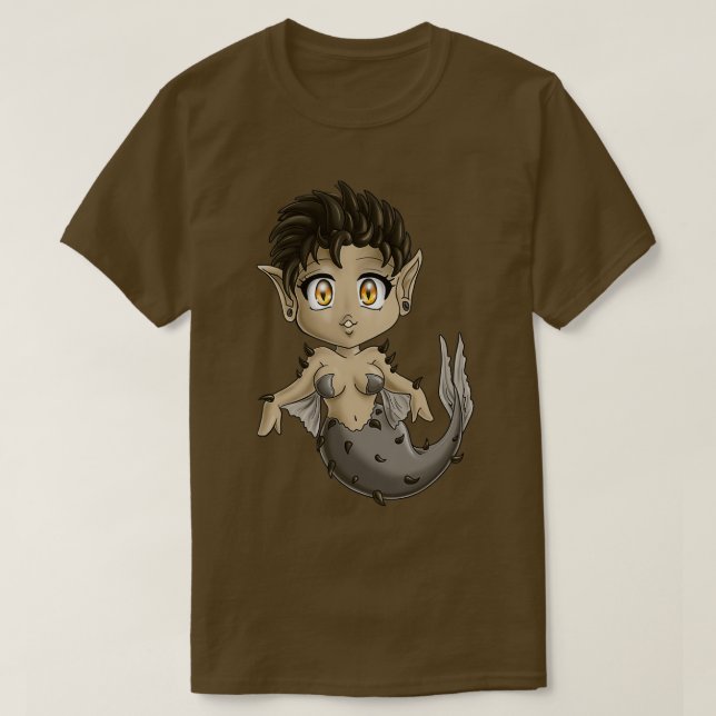 Camiseta Fugu Mermaid (Frente do Design)
