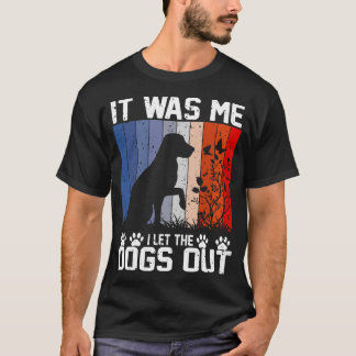 Camiseta Fui Eu Que Deixei Os Cachorros Sair