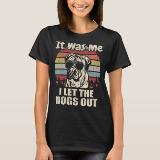 Camiseta Fui Eu Que Deixei Os Cachorros Sair Do Bullmastiff
