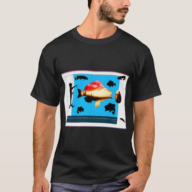 Camiseta Fui Pescar (Frente)