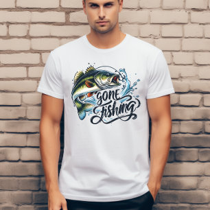 Camiseta Fui pescar 