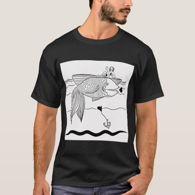 Camiseta Fui Pescar (Frente)