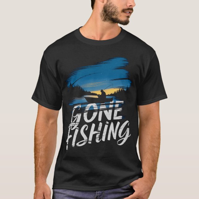 Camiseta Fui Pescar (Frente)
