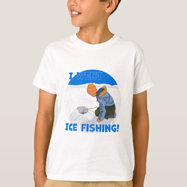 Camiseta Fui Pescar Gelo! (Frente)