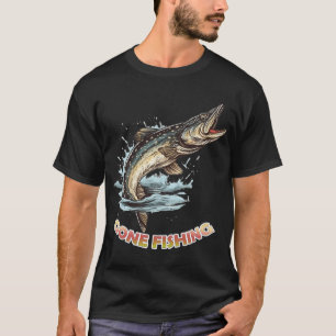 Camiseta Fui pescar - lúcio