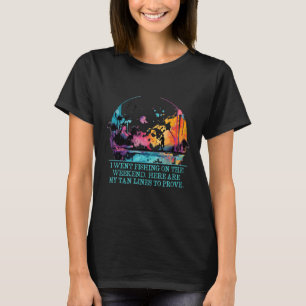 Camiseta Fui pescar no fim de semana Oceano Habi