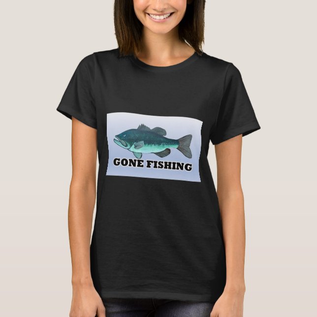 Camiseta Fui pescar robalo (Frente)