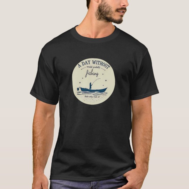 Camiseta Fui Pescar: Um Estilo de Vida (Frente)