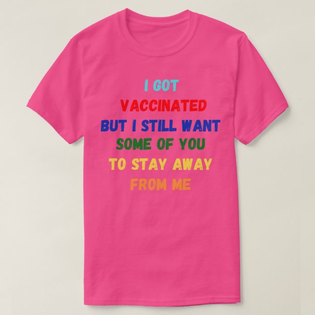 Camiseta Fui Vacinado 1 (Frente do Design)