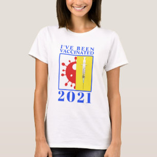 Camiseta Fui vacinado para o 19 de setembro de 2021