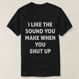 Camiseta Fuinny Pare De Falar Cala-Te Engraçado