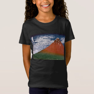 Camiseta Fuji Vermelha, Vulcão Aka Fujiyama Katsushika Hoku