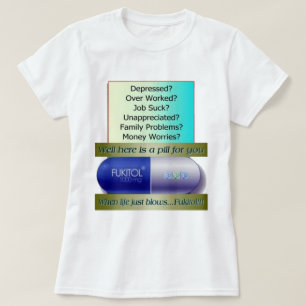 Camiseta Fukitol, trabalho não suga, sobre trabalhado,