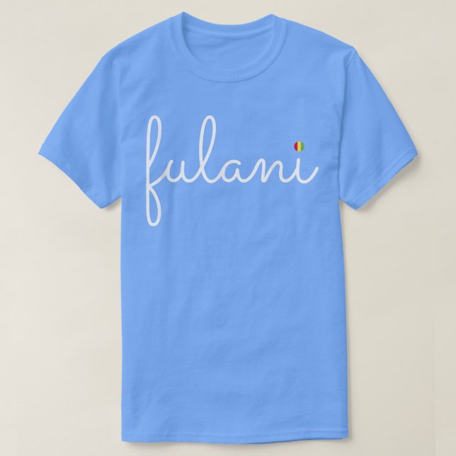 Camiseta Fula Fulani From Guinea  Ancestry Initiation DNA  (Frente do Design)