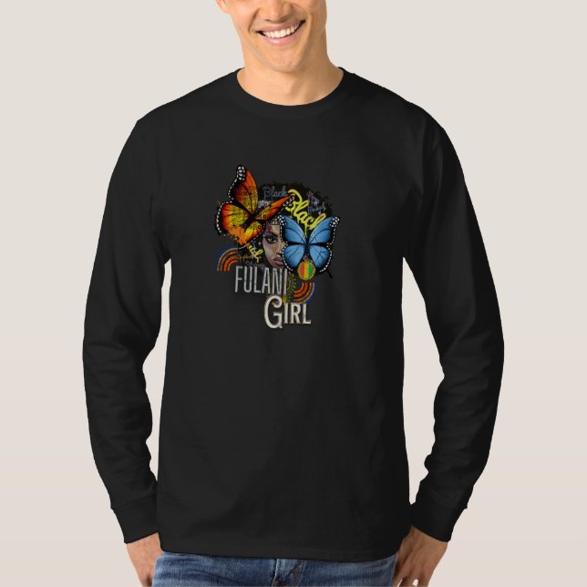 Camiseta Fulani And Love Cute Fula Fulani Girl Of Nigeria (Frente)