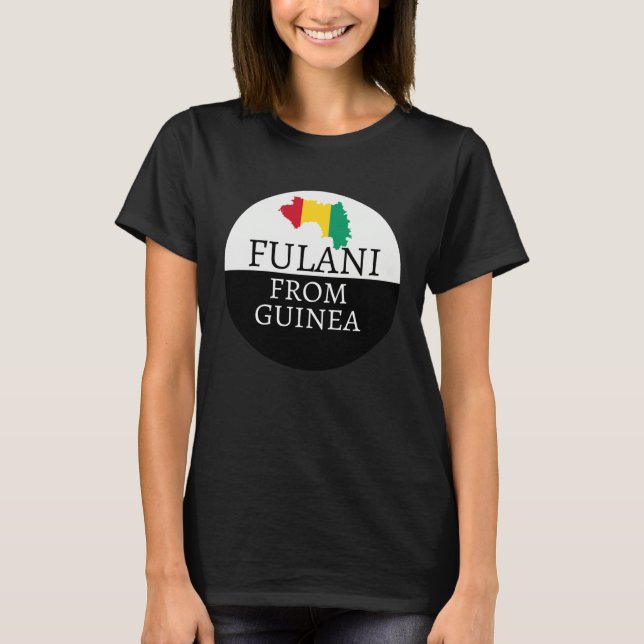 Camiseta Fulani From Guinea Muslim Ancestry Initiation DNA (Frente)