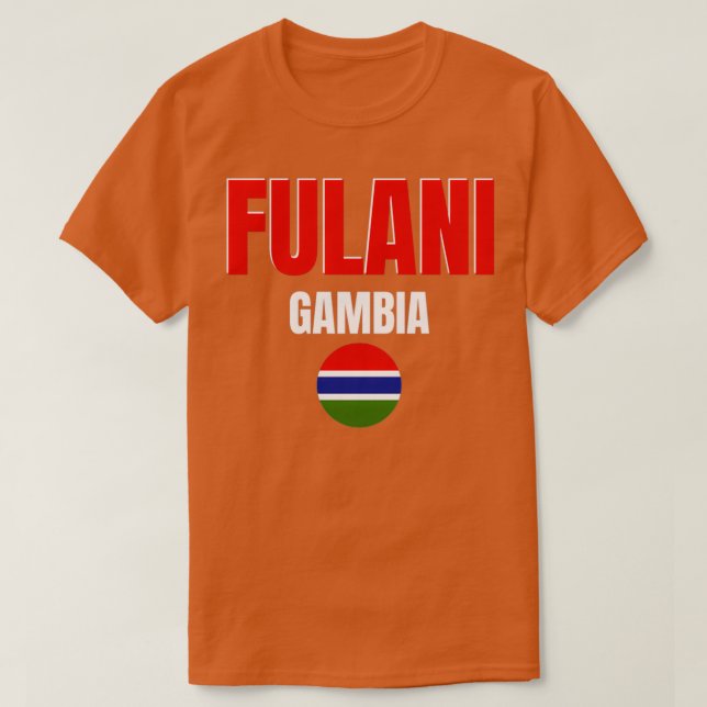 Camiseta Fulani Gambia Ancestrais Gloriosos Africanos Triz (Frente do Design)