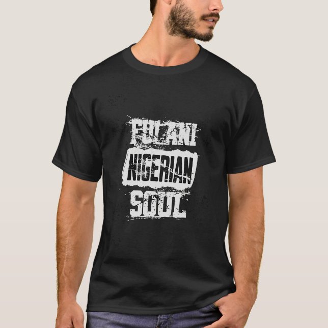Camiseta Fulani Nigerian Soul  Ancestor Initiation (Frente)