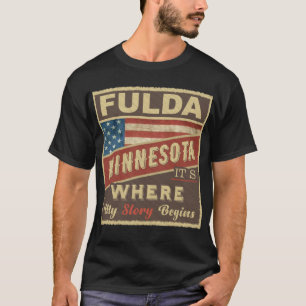 Camiseta FULDA, MN É onde minha história começa