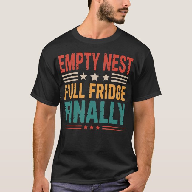 Camiseta Full Fridge Parenting Empty Nester Parents Empty N (Frente)