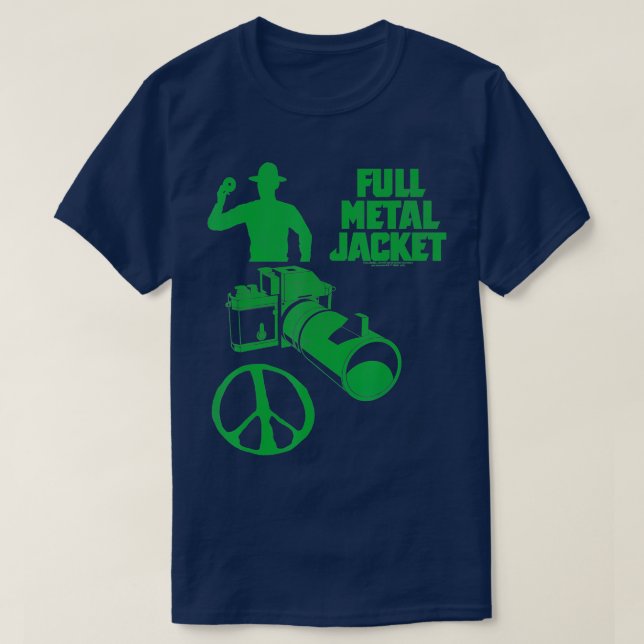 Camiseta Full Metal Jacket Camera  (Frente do Design)