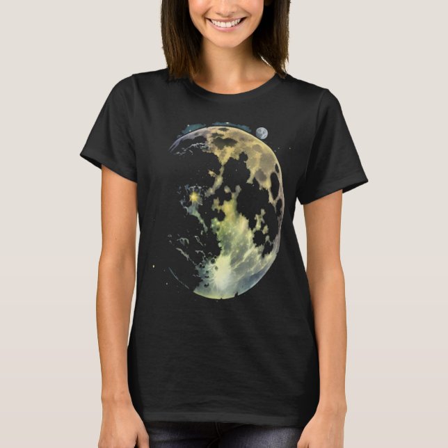 Camiseta Full Moon Astronomy Astronomer Space   3 (Frente)